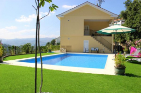 3 bedrooms villa with private pool furnished garden and wifi at Sao Martinho de Mouros 1 km away from the beach